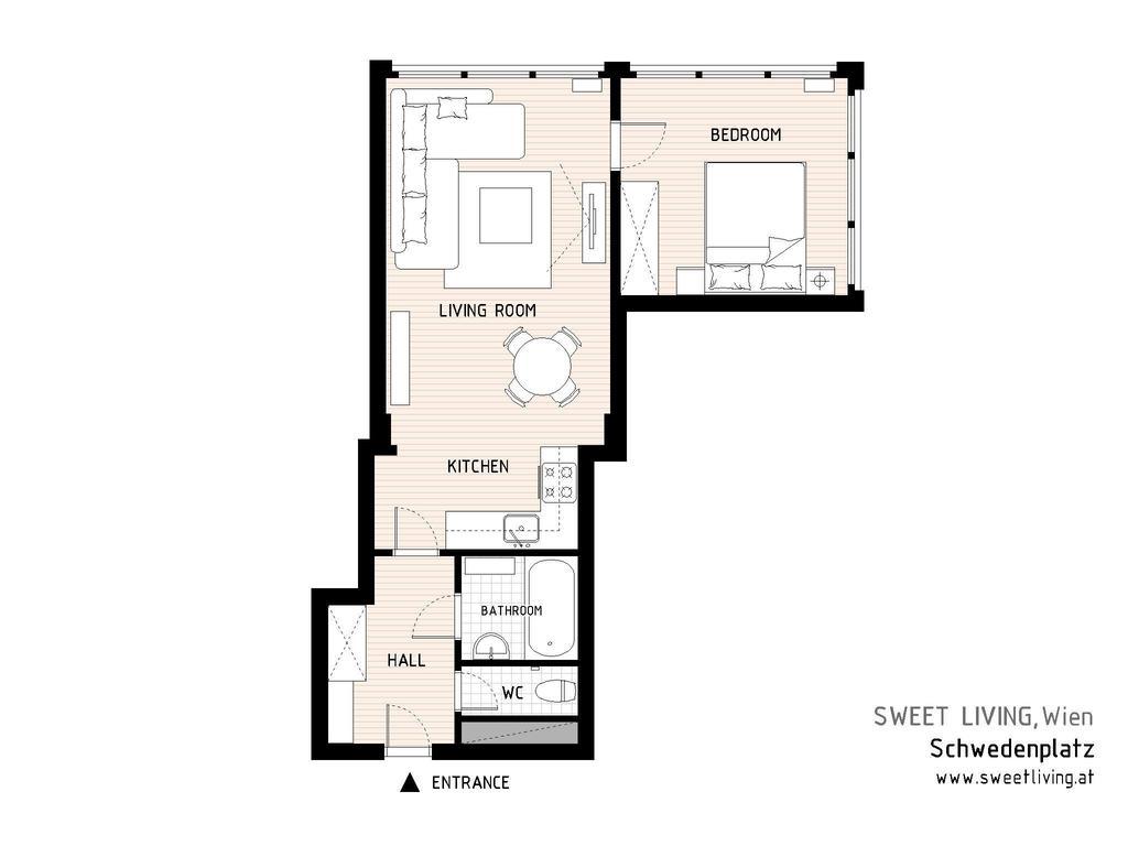 Appartement Living Schwedenplatz à Vienne Extérieur photo